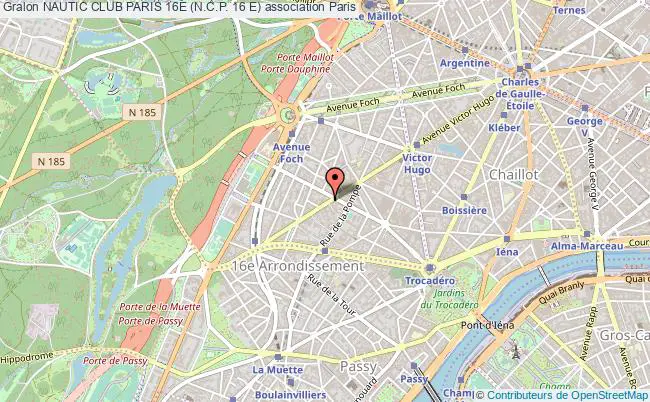 plan association Nautic Club Paris 16e (n.c.p. 16 E) Paris