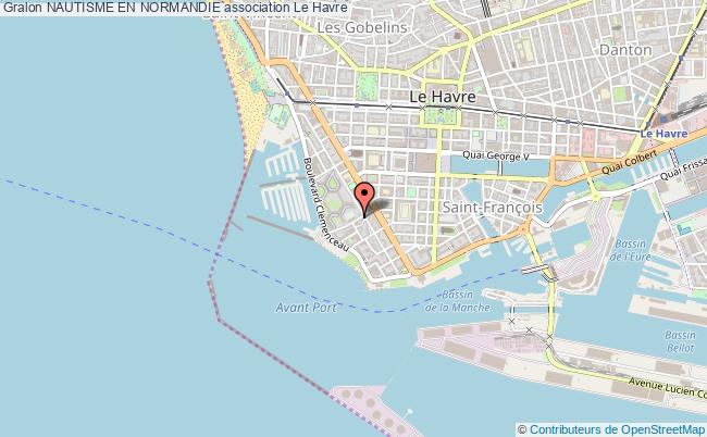 plan association Nautisme En Normandie Le Havre