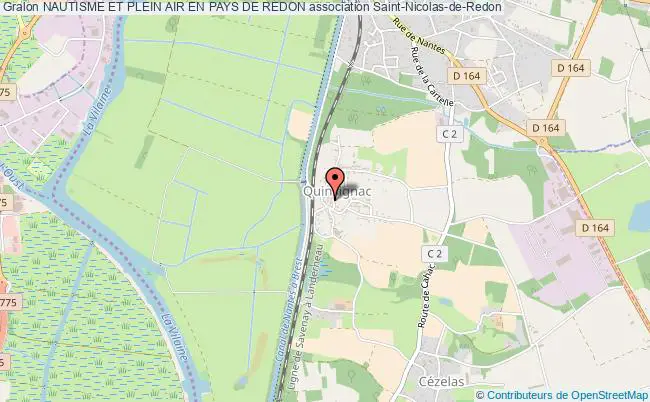 plan association Nautisme Et Plein Air En Pays De Redon Saint-Nicolas-de-Redon