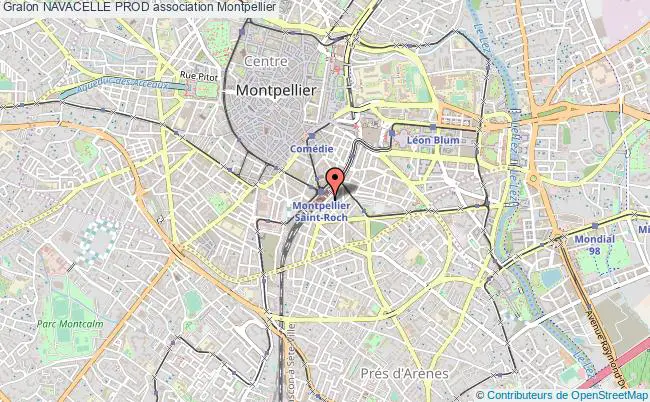 plan association Navacelle Prod Montpellier