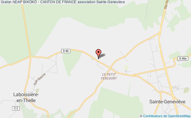 plan association Ndap BikÔkÔ - Canton De France Sainte-Geneviève