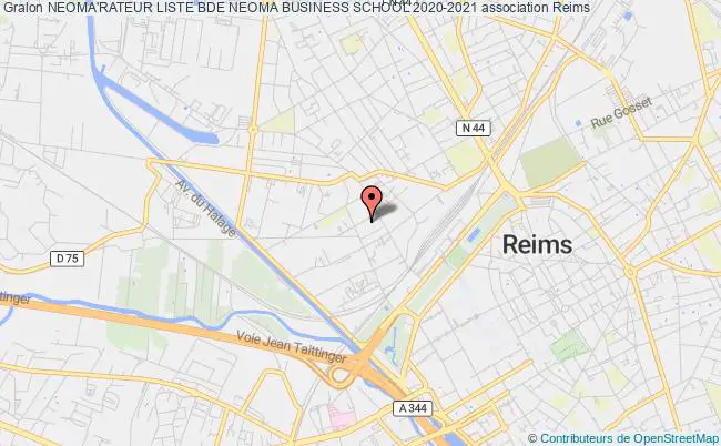 plan association Neoma'rateur Liste Bde Neoma Business School 2020-2021 Reims