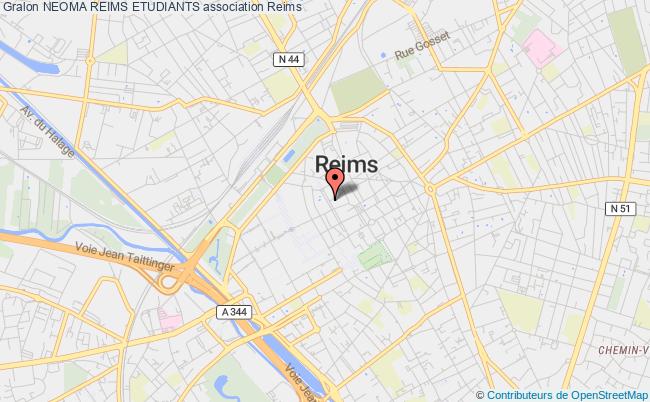 plan association Neoma Reims Etudiants Reims