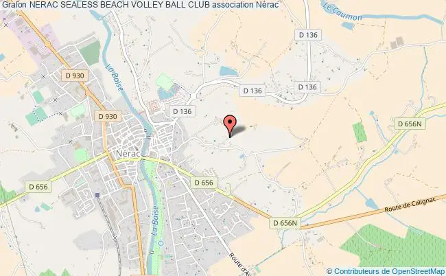 plan association Nerac Sealess Beach Volley Ball Club Nérac