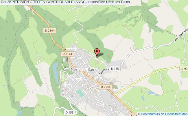 plan association Nerisien Citoyen Contribuable (ancc) Néris-les-Bains