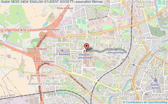 plan association Ness (new English Student Society) Rennes