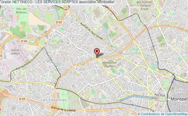 plan association Nettineco - Les Services Adaptes Montpellier
