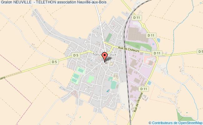 plan association Neuville  - Telethon Neuville-aux-Bois