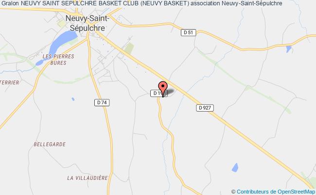 plan association Neuvy Saint Sepulchre Basket Club (neuvy Basket) Neuvy-Saint-Sépulchre