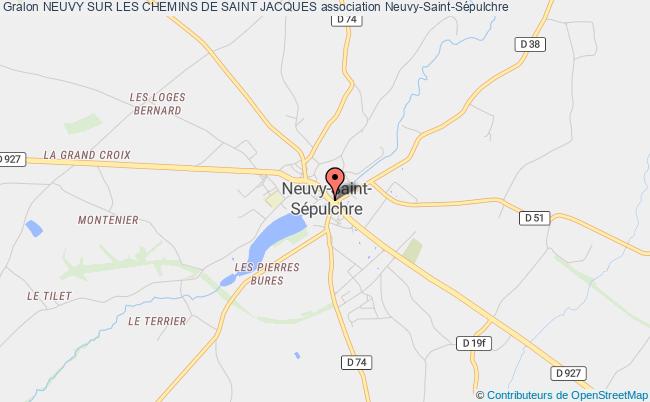 plan association Neuvy Sur Les Chemins De Saint Jacques Neuvy-Saint-Sépulchre