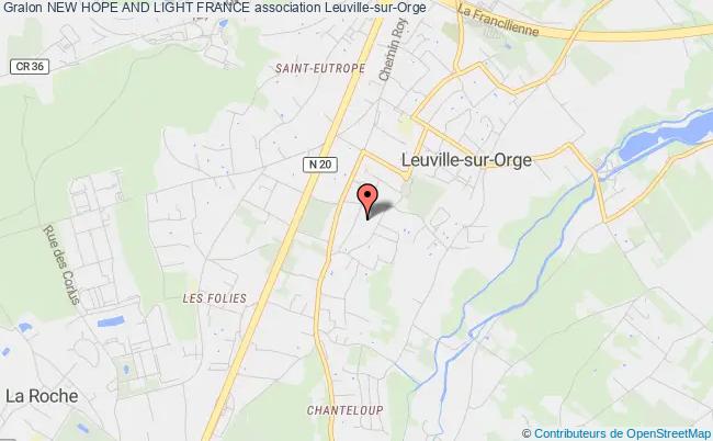 plan association New Hope And Light France Leuville-sur-Orge