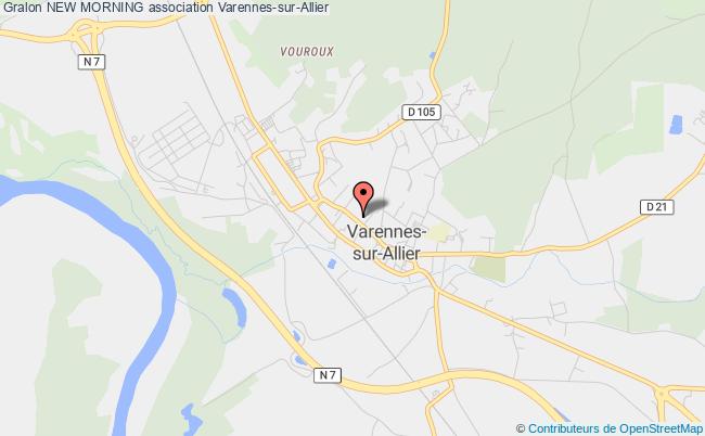 plan association New Morning Varennes-sur-Allier