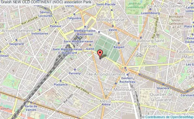 plan association New Old Continent (noc) Paris
