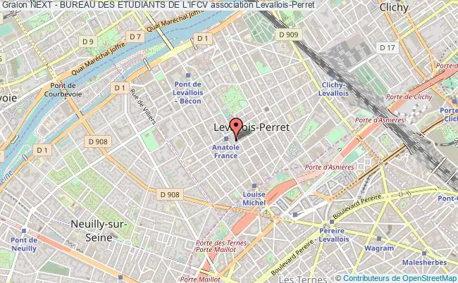 plan association Next - Bureau Des Etudiants De L'ifcv Levallois-Perret