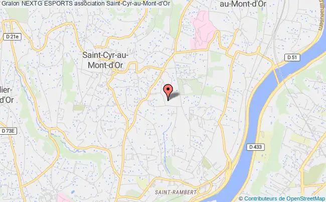 plan association Nextg Esports Saint-Cyr-au-Mont-d'Or