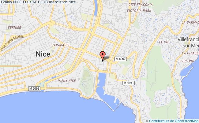 plan association Nice Futsal Club 