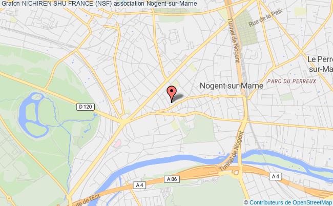 plan association Nichiren Shu France (nsf) Nogent-sur-Marne