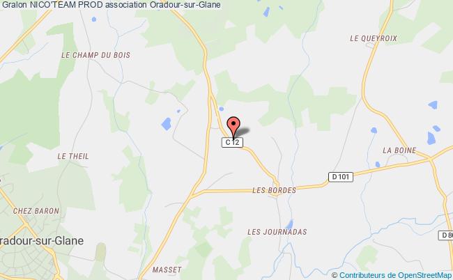 plan association Nico'team Prod Oradour-sur-Glane