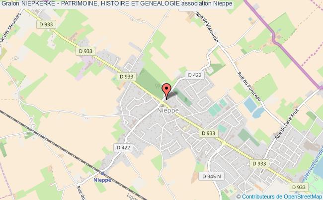plan association Niepkerke - Patrimoine, Histoire Et Genealogie 