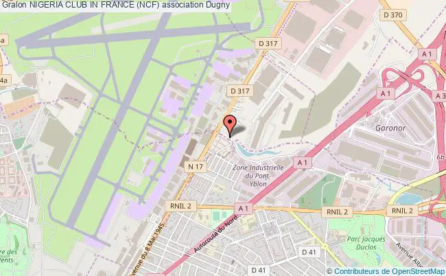 plan association Nigeria Club In France (ncf) Dugny