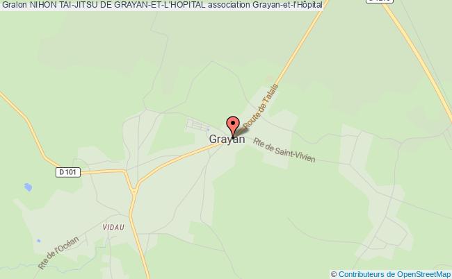 plan association Nihon Tai-jitsu De Grayan-et-l'hopital Grayan-et-l'Hôpital