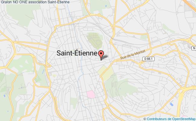 plan association No One Saint-Étienne