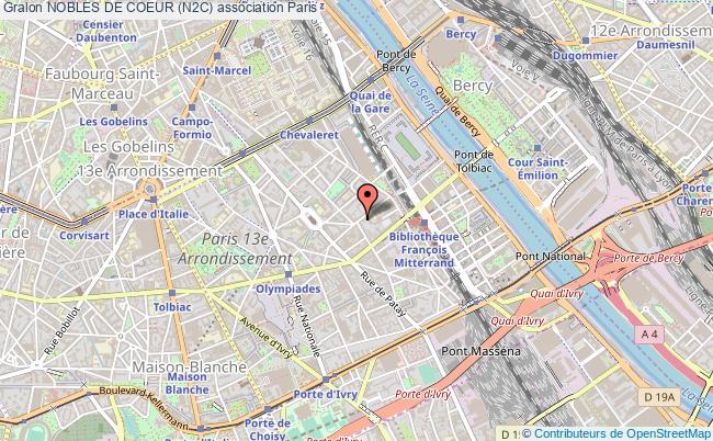 plan association Nobles De Coeur (n2c) Paris