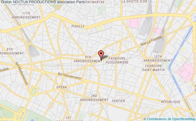 plan association Noctua Productions PARIS