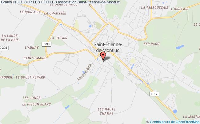 plan association Noel Sur Les Etoiles Saint-Étienne-de-Montluc