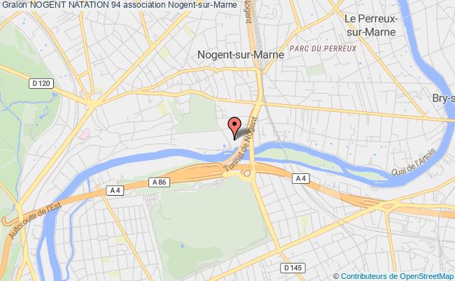 plan association Nogent Natation 94 Nogent-sur-Marne