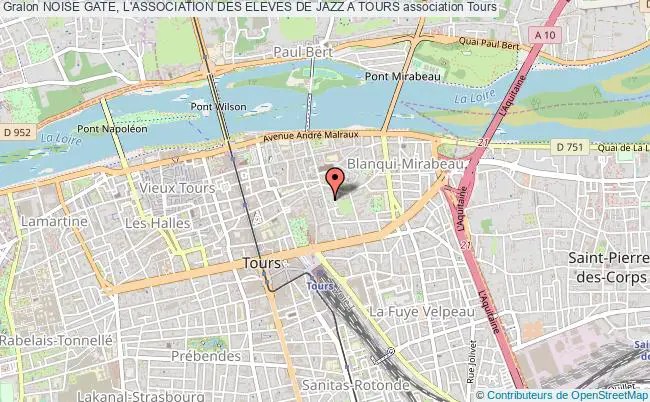 plan association Noise Gate, L'association Des Eleves De Jazz A Tours Tours