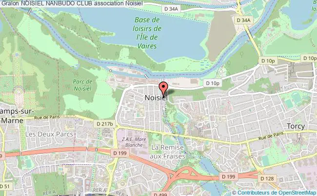 plan association Noisiel Nanbudo Club Noisiel