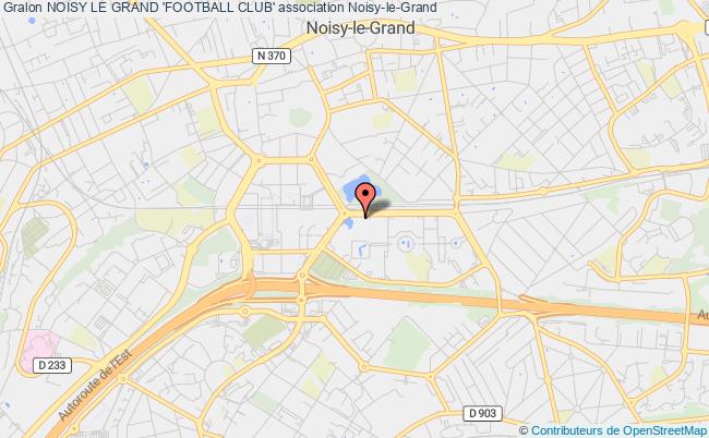 plan association Noisy Le Grand 'football Club' Noisy-le-Grand