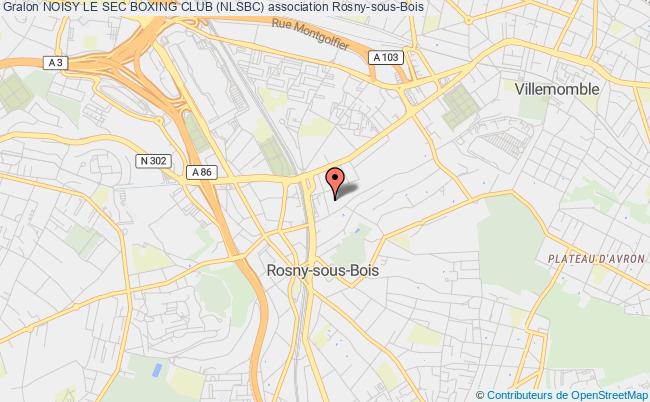 plan association Noisy Le Sec Boxing Club (nlsbc) Rosny-sous-Bois