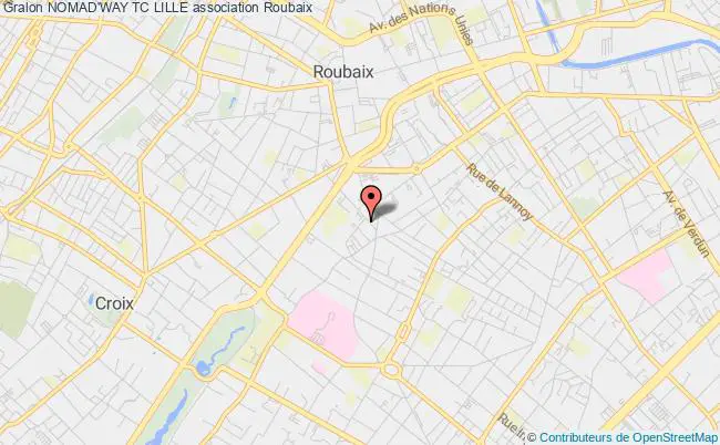 plan association Nomad'way Tc Lille Roubaix