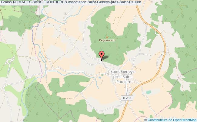 plan association Nomades Sans Frontieres Saint-Geneys-près-Saint-Paulien