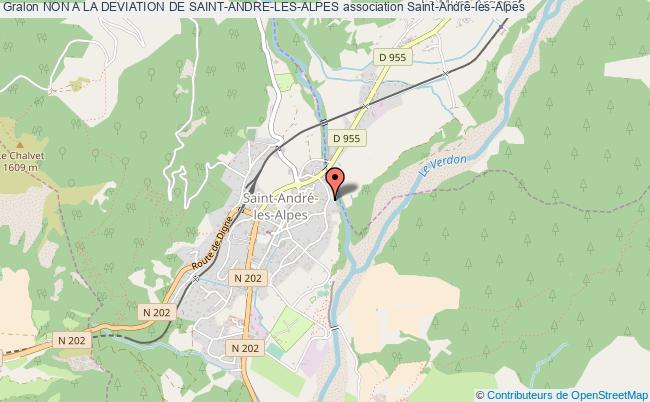 plan association Non A La Deviation De Saint-andre-les-alpes Saint-André-les-Alpes