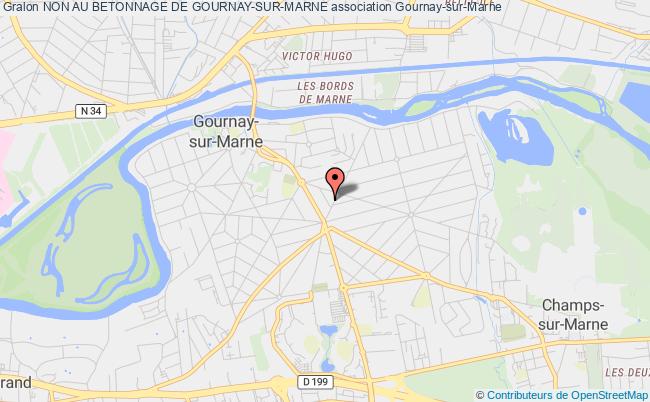 plan association Non Au Betonnage De Gournay-sur-marne Gournay-sur-Marne