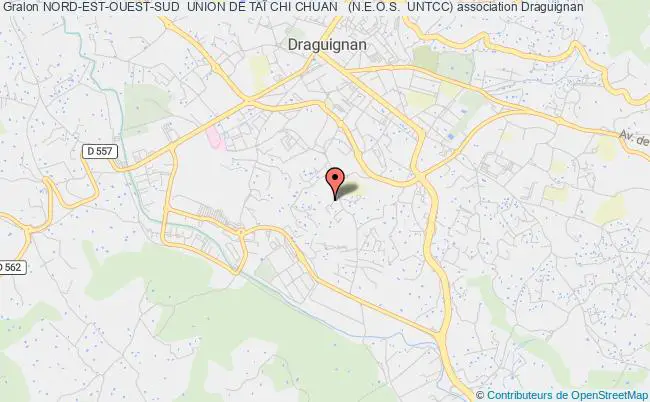 plan association Nord-est-ouest-sud  Union De TaÏ Chi Chuan   (n.e.o.s.  Untcc) Draguignan