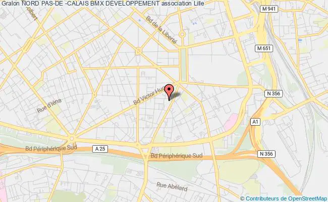 plan association Nord Pas-de -calais Bmx DÉveloppement Lille