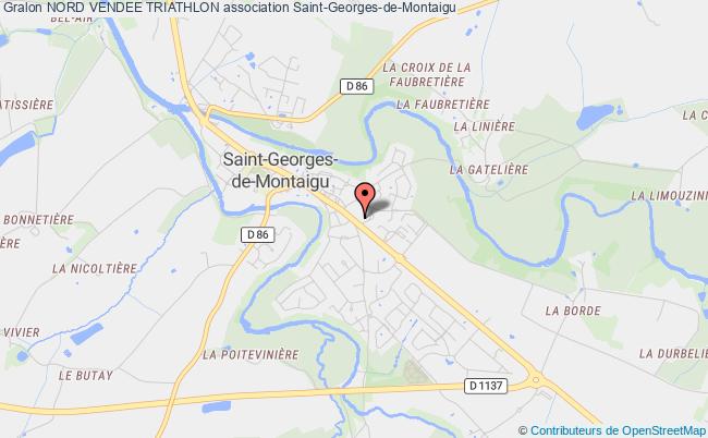 plan association Nord Vendee Triathlon Saint-Georges-de-Montaigu