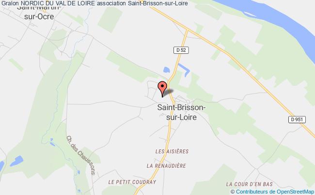 plan association Nordic Du Val De Loire Saint-Brisson-sur-Loire