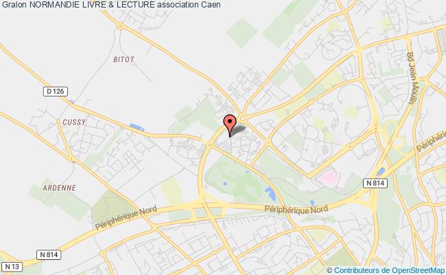plan association Normandie Livre & Lecture Caen