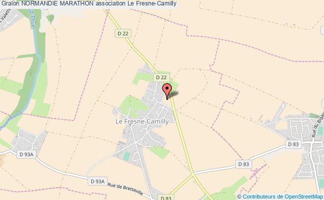 plan association Normandie Marathon Le    Fresne-Camilly