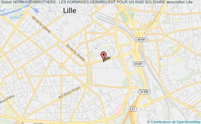plan association Normandsbrothers - Les Normands Debarquent Pour Un Raid Solidaire Lille