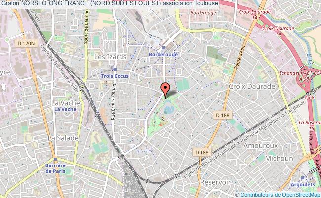 plan association Norseo Ong France (nord.sud.est.ouest) Toulouse