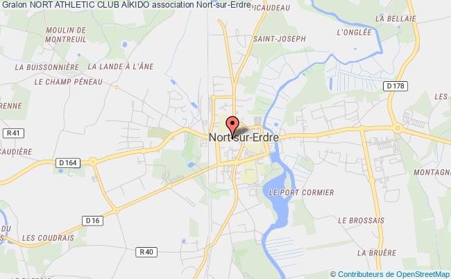 plan association Nort Athletic Club AÏkido Nort-sur-Erdre