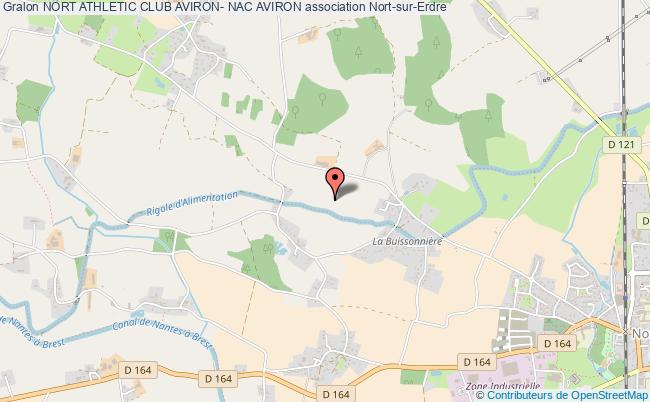 plan association Nort Athletic Club Aviron- Nac Aviron Nort-sur-Erdre