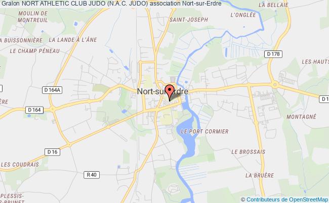 plan association Nort Athletic Club Judo (n.a.c. Judo) Nort-sur-Erdre