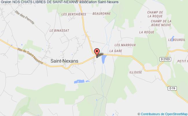 plan association Nos Chats Libres De Saint-nexans Saint-Nexans